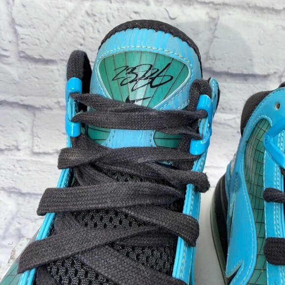 Nike Air Max 2010 LeBron 7 \'All Star\' Shoes Men\'s Size 11 Chlorine Blue Flywire main image 8